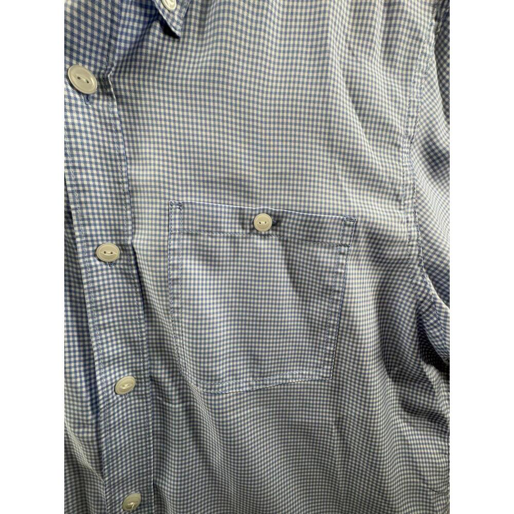 Mountain Khakis Mens Large Blue Plaid Lightweight UPF Short Sleeve Button Up - Picture 4 of 7